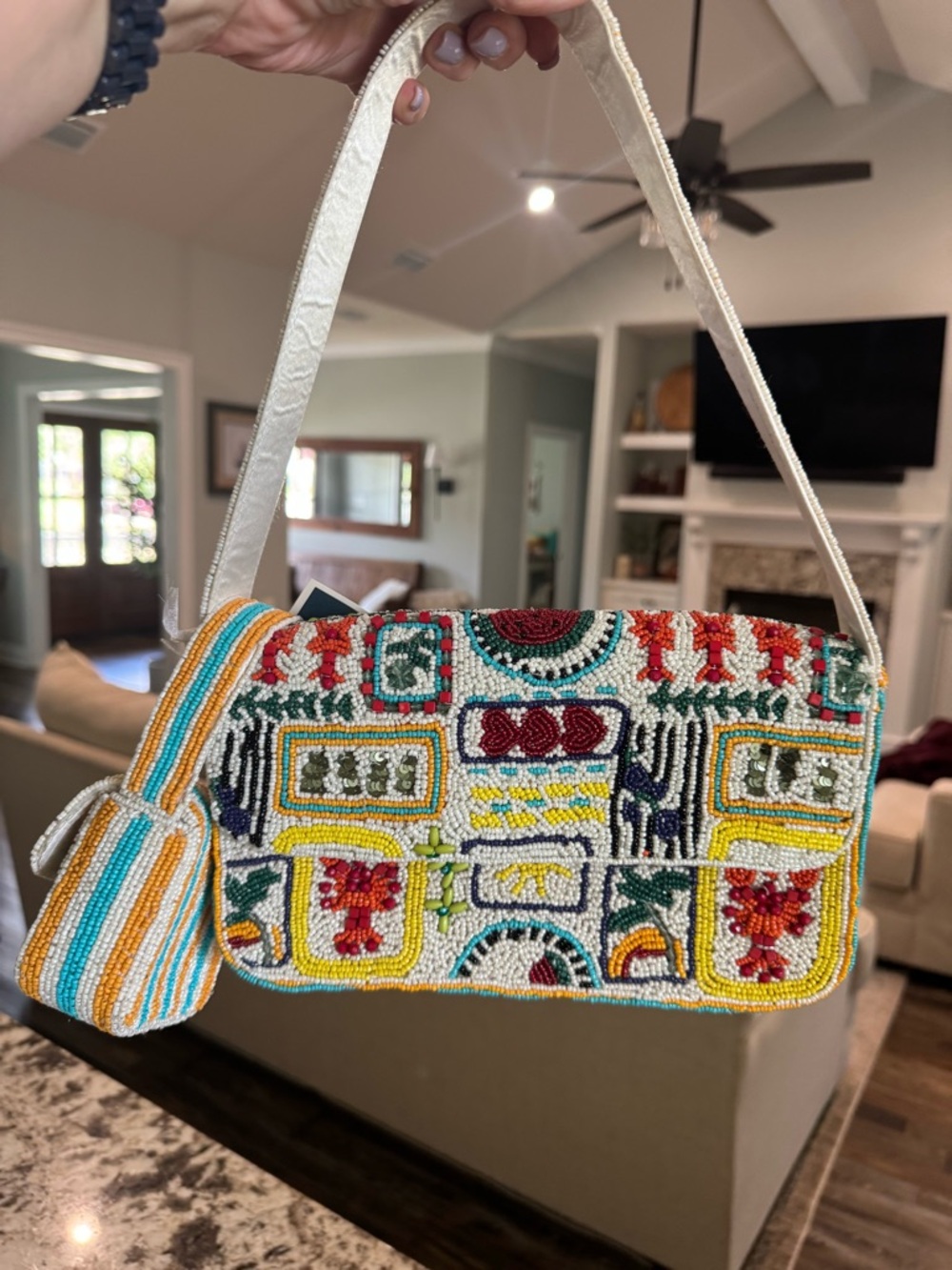 “Mini-Me” beaded bag